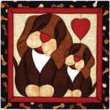 Quilt-Magic Puppy Love No Sew Wall Hanging Kit