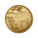 ODAT Camel Poem Affirmation Antique Bronze Coin