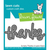 Lawn Cuts Custom Craft Dies - Scripty Thanks