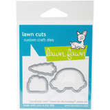 Lawn Cuts Custom Craft Dies - Home For The Holidays