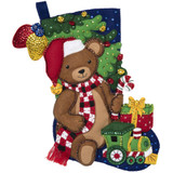 Bucilla Teddy Bear Felt Applique Stocking Kit