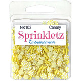 Buttons Galore Sprinkletz Embellishments 12g - Canary