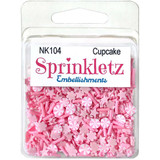 Buttons Galore Sprinkletz Embellishments 12g - Cupcake