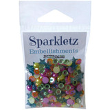 Buttons Galore Sparkletz Embellishment Pack 10g - Rainbow