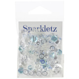 Buttons Galore Sparkletz Embellishment Pack 10g - Snow Crystals