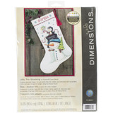 Dimensions Counted Cross Stitch Stocking Kit - Jolly Trio