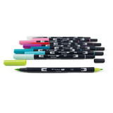 Tombow Dual Brush Pens 10/Pkg - Tropical Palette