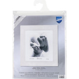Vervaco Counted Cross Stitch Kit - Baby Feet Birth Record
