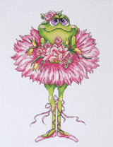 Design Works Counted Cross Stitch Kit - Frog Bouquet
