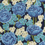 Design Works Needlepoint Kit - Blue Floral