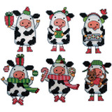 Design Works Cows Plastic Canvas Ornament Kit