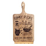 Family Recipe Cutting Board ~ Laser Engraved