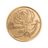 Alcoholics Anonymous AA Women in Recovery Affirmation Coin - Antique Bronze Sobriety Medallion