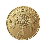 The Spirit of Love Affirmation Antique Bronze Coin