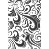 Sizzix Swirls 3D Texture Fades Embossing Folder By Tim Holtz