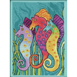 Mill Hill/Laurel Burch Seahorses Counted Cross Stitch Kit