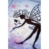 LanArte Flower Fairy Silhouette I 18ct. Counted Cross Stitch Kit