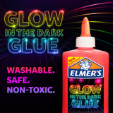 Elmer's Glow In The Dark Pink Liquid Glue 5oz