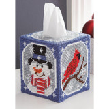 Mary Maxim Let it Snow Plastic Canvas Tissue Box Kit