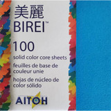 Aitoh Birei Solid Colors Origami Paper 3" Square 100/Pkg