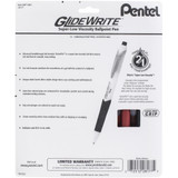 Pentel GlideWrite Ballpoint Pen 1.0mm 14/Pkg