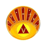 AA I Stood In The Sunlight Sobriety Anniversary Coin