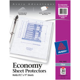 Avery Economy Clear Sheet Protectors 30/Pkg #74082