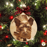 Personalized Laser Engraved Pet Photo Ornament