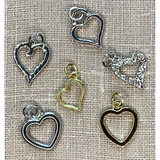 Jewelry Made By Me Heart Charms 6/Pkg