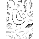 Creative Expressions Clear Stamp Set ~ You're Tweet