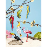 Bucilla Felt Applique Ornaments Kit | Tropical Birds