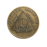 AA Bronze Month Coin