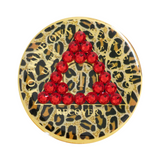 AA Anniversary Coin Medallion | Crystal Leopard Light Siam