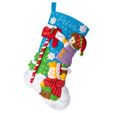 Bucilla Felt Applique Stocking Kit | Dear Santa