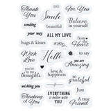 From The Heart Sentiments Stamp Set | Tonic Studios