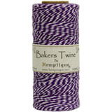 Hemptique Cotton Bakers Twine Spool 2-Ply 410' | Purple