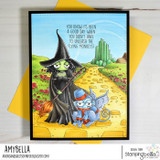 Stamping Bella Rubber Stamp | Oddball Oz Wicked Witch