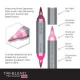 Spectrum Noir TriBlend Brush Marker | Hydrangea Blend