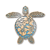 Sea Turtles Family Tropical Wall Art