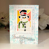 Creative Expressions Craft Dies By Sue Wilson | Festive Collection - Stained Glass  Snowman