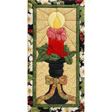 Quilt-Magic No Sew Wall Hanging Kit | Christmas Candle