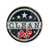 Clean AF Affirmation Coin