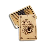 Magnetic Needle Minder Storage Case - Honeycomb Bee