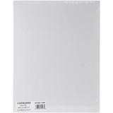 Grafix Medium Weight Chipboard Sheets 8.5"X11" 25/Pkg | White