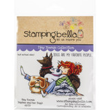 Stamping Bella Rubber Stamps | Tiny Townie Daphne & Her Dogs