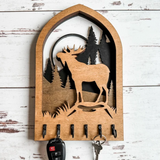 Key Holder Wall Plaque | Moose