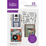Crafter's Companion Photopolymer Stamp Set | Modern Man Collection | Sentiments