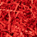 American Crafts Handmade Paper Shredded Paper 3oz | Red