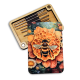 Needle Minder Storage Case - Honeycomb Honey Bee