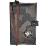 AA Big Book & 12 & 12 Large Print Leather Camo Double Book Cover – Alcoholics Anonymous Recovery Gift